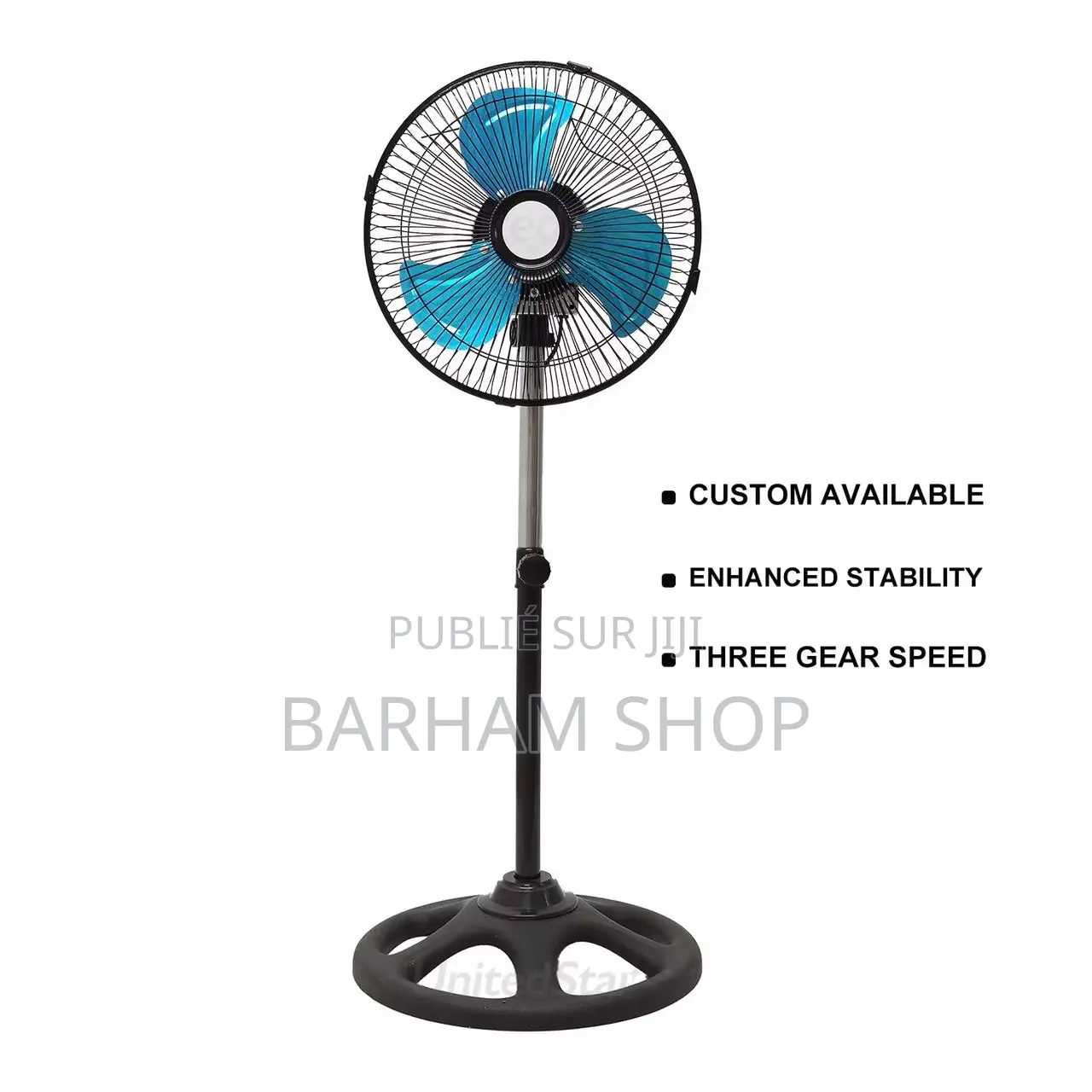 Ventillateur 3 Vitesses Livraison Offerte