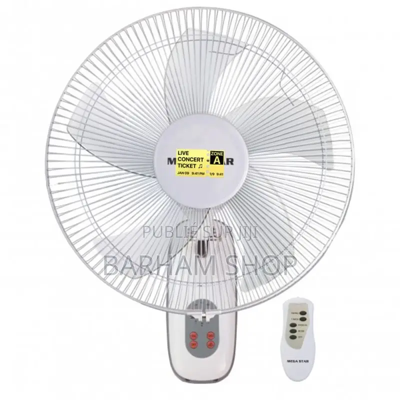 Ventilateur Murale Avec Télécommande Livraison Offerte