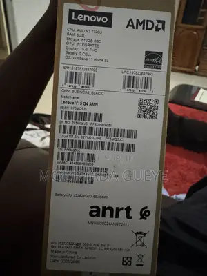 Nouveau Ordinateur portable Lenovo V15 8GB AMD Ryzen 3 SSD 512GB