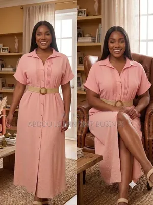 Robe Courte Manches Avec Ceinture