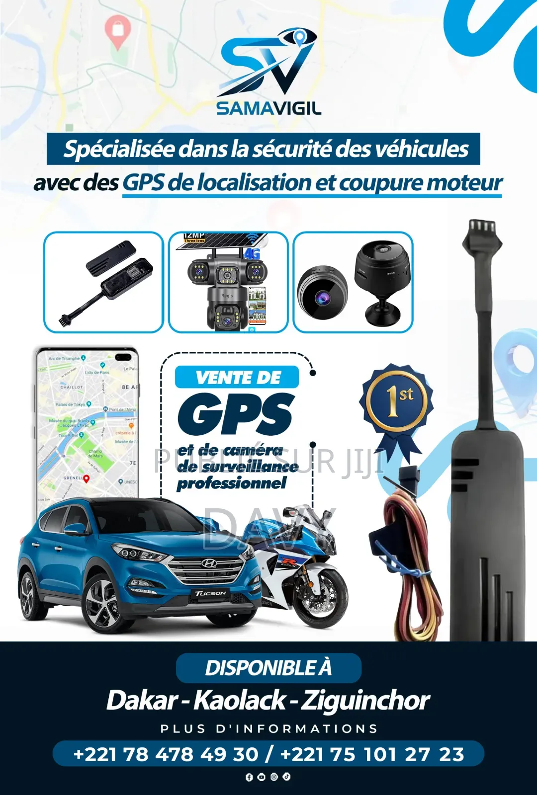 GPS Disponibles À Dakar Et À Ziguinchor !