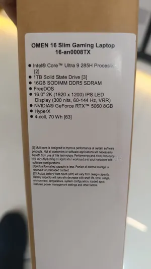 Nouveau Ordinateur portable HP Omen 16 32GB Intel Core Ultra 9 SSD 1T