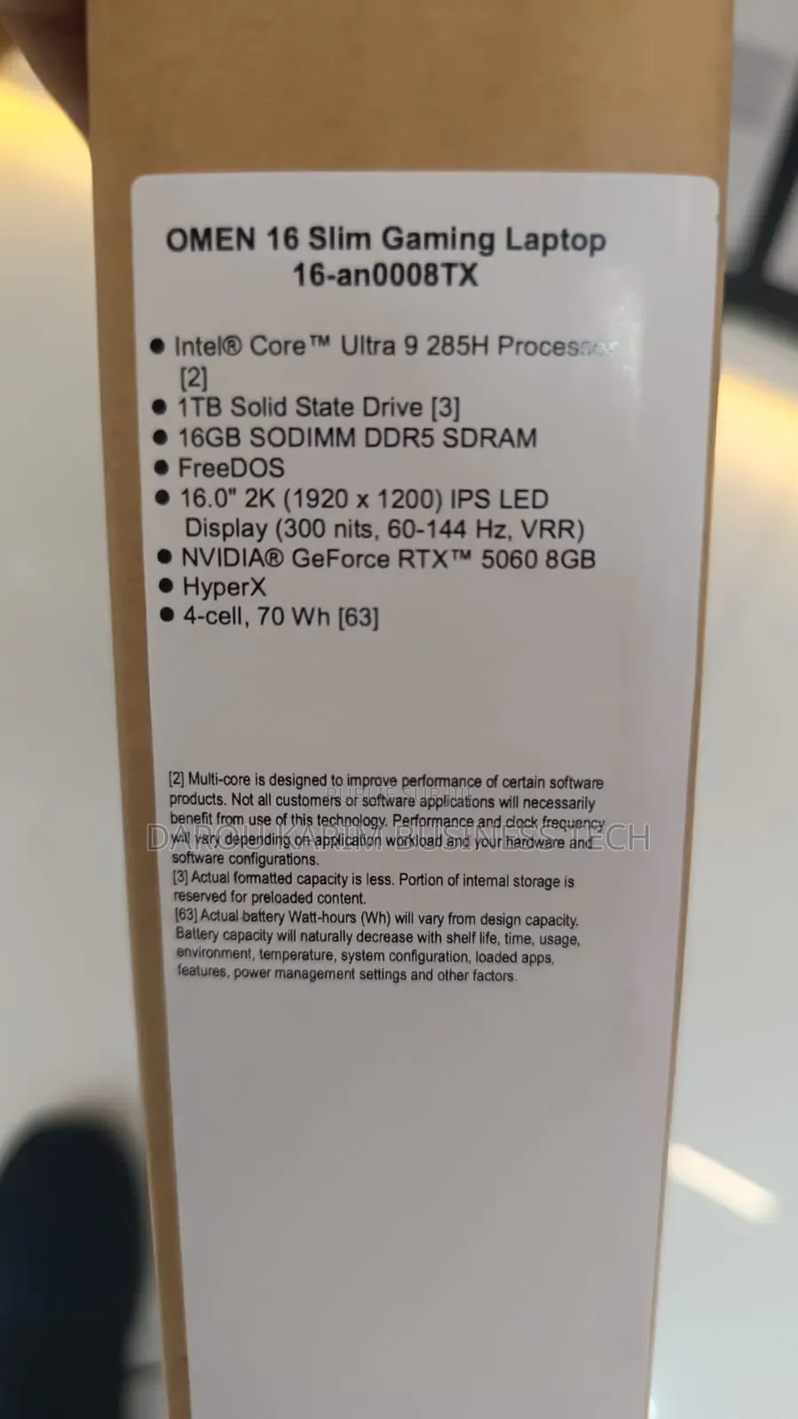 Nouveau Ordinateur portable HP Omen 16 32GB Intel Core Ultra 9 SSD 1T