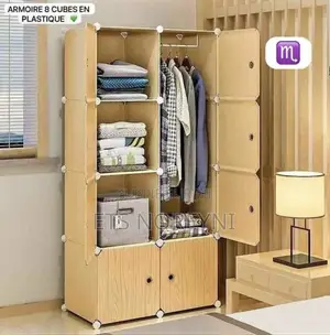Armoire en Plastique, 2 Battants
