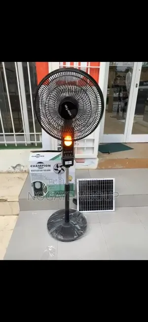Ventilateur Solaire Rechargeable