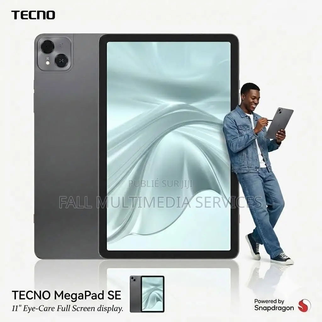 Nouveau Tecno Megapad SE 128 GB Noir