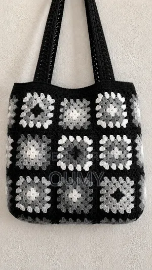 Sac Au Crochet Fait Main – Style Granny Square