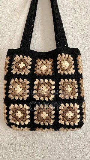 Sac Au Crochet Fait Main – Style Granny Square