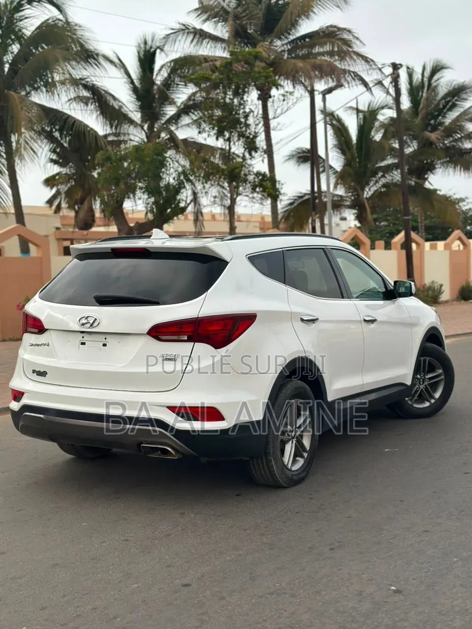 Hyundai Santa Fe 2018 Blanc