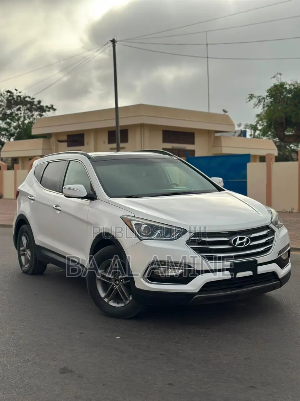 Hyundai Santa Fe 2018 Blanc