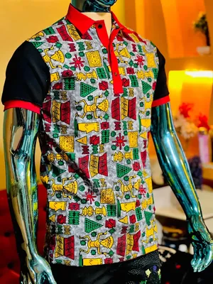 Des Shirts en Wax Made in Burkina Xxl, Xl, M 