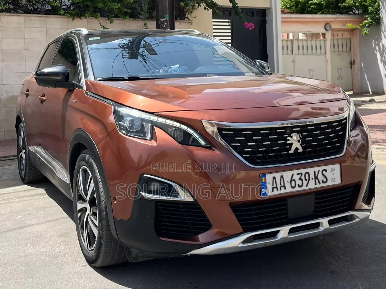 Peugeot 3008 2017 Orange