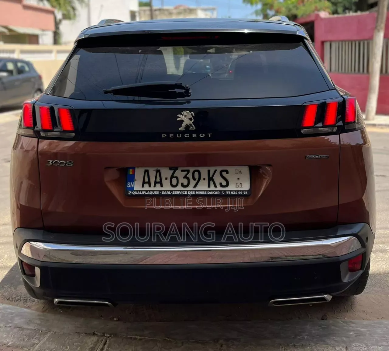 Peugeot 3008 2017 Orange