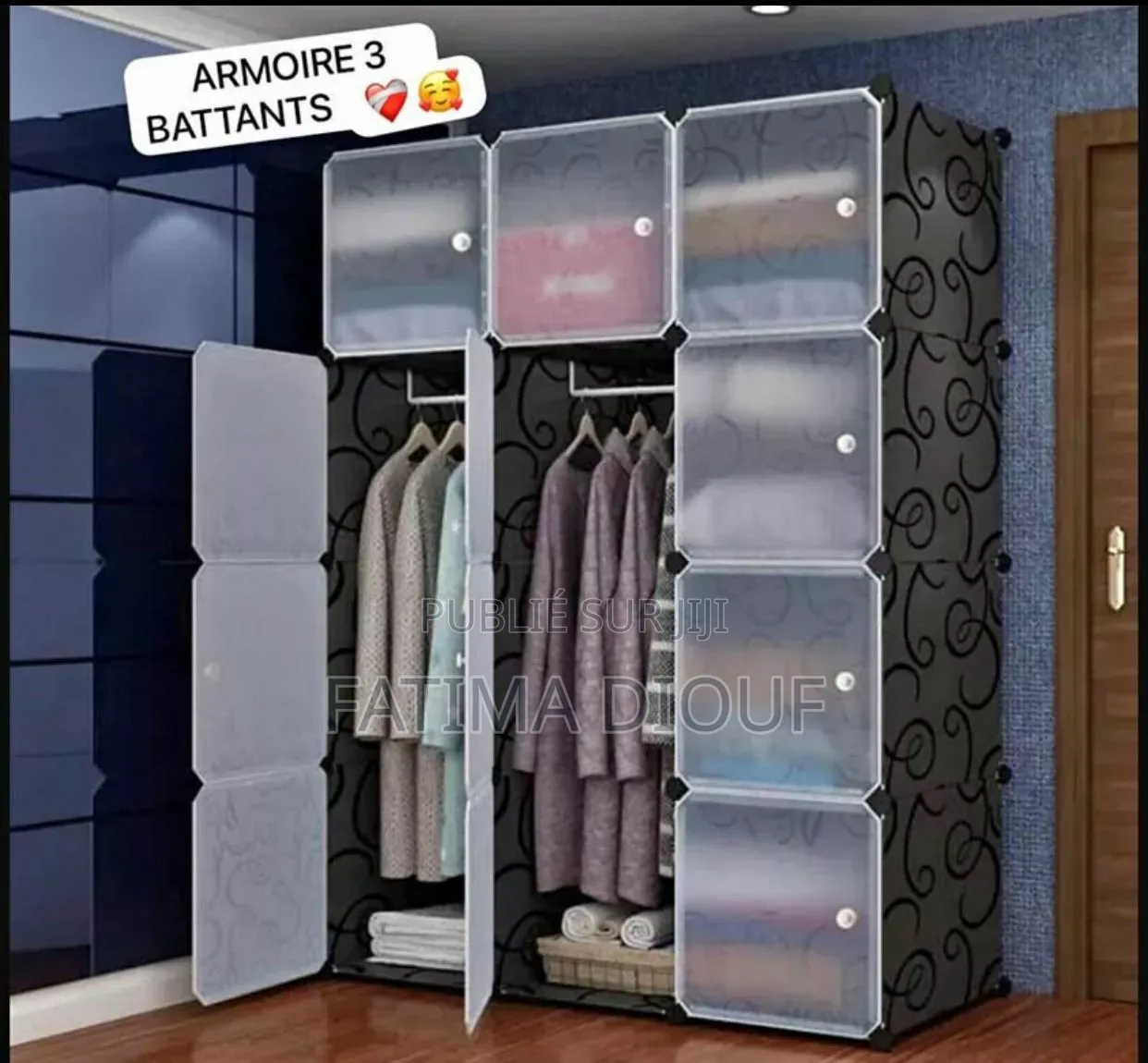 Armoire En Plastique 3 Battant