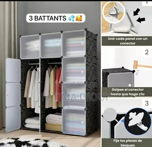 Armoire En Plastique 3 Battant
