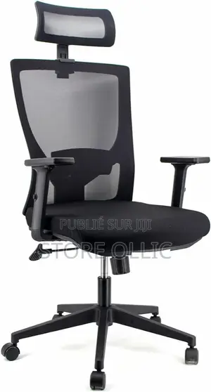 Pack Executive: 1bureau 140×80+1chaise Ergonomique +2chaises Visiteurs