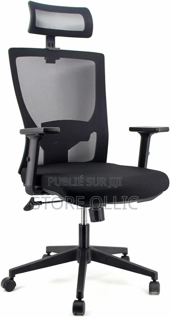 Pack Executive: 1bureau 140×80+1chaise Ergonomique +2chaises Visiteurs