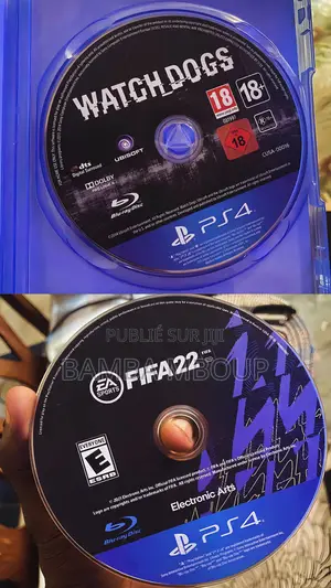 Cd Fifa 22 Et Watch Dogs Ps4