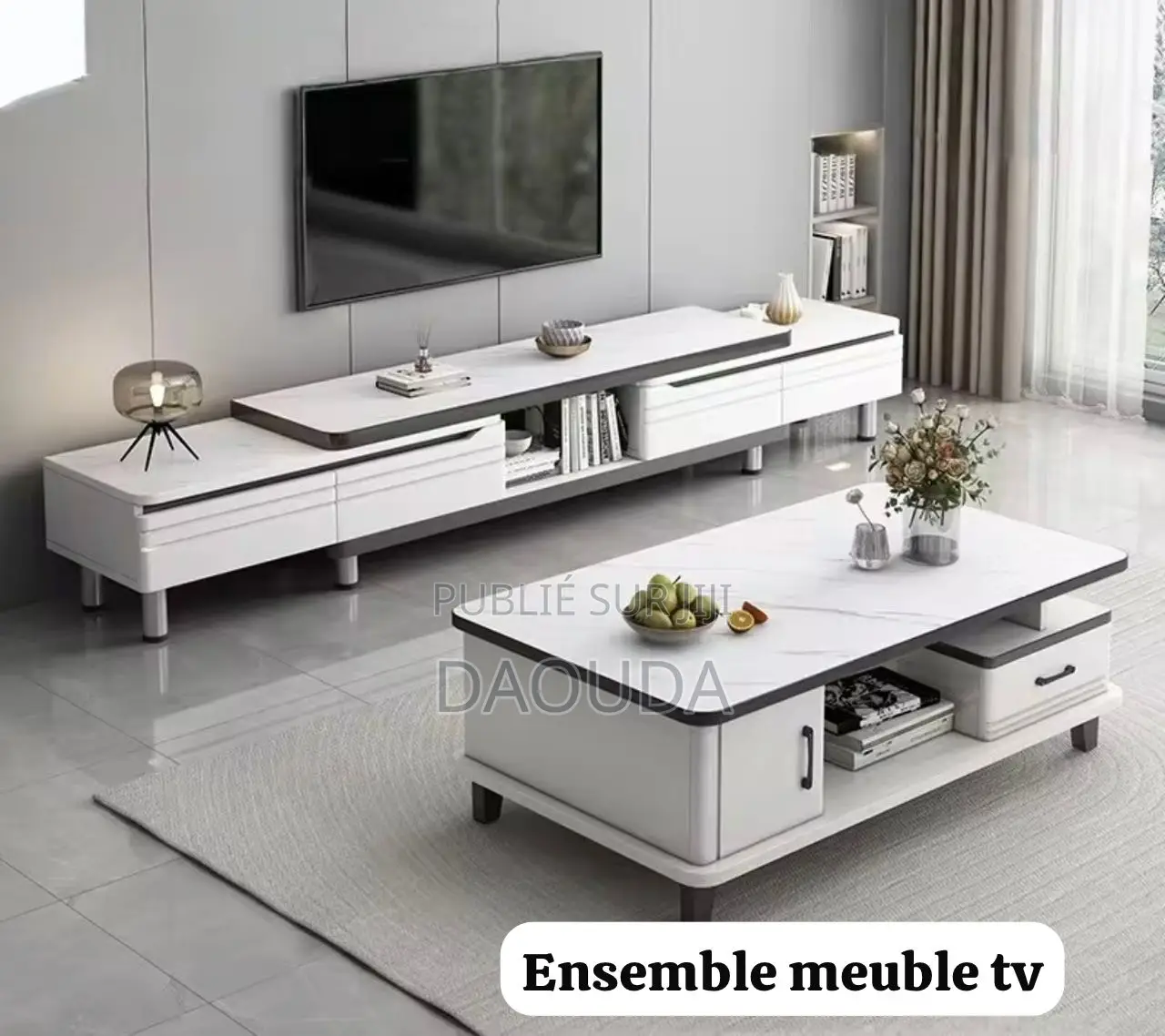 Meuble Tv Ensemble Deux Pièce