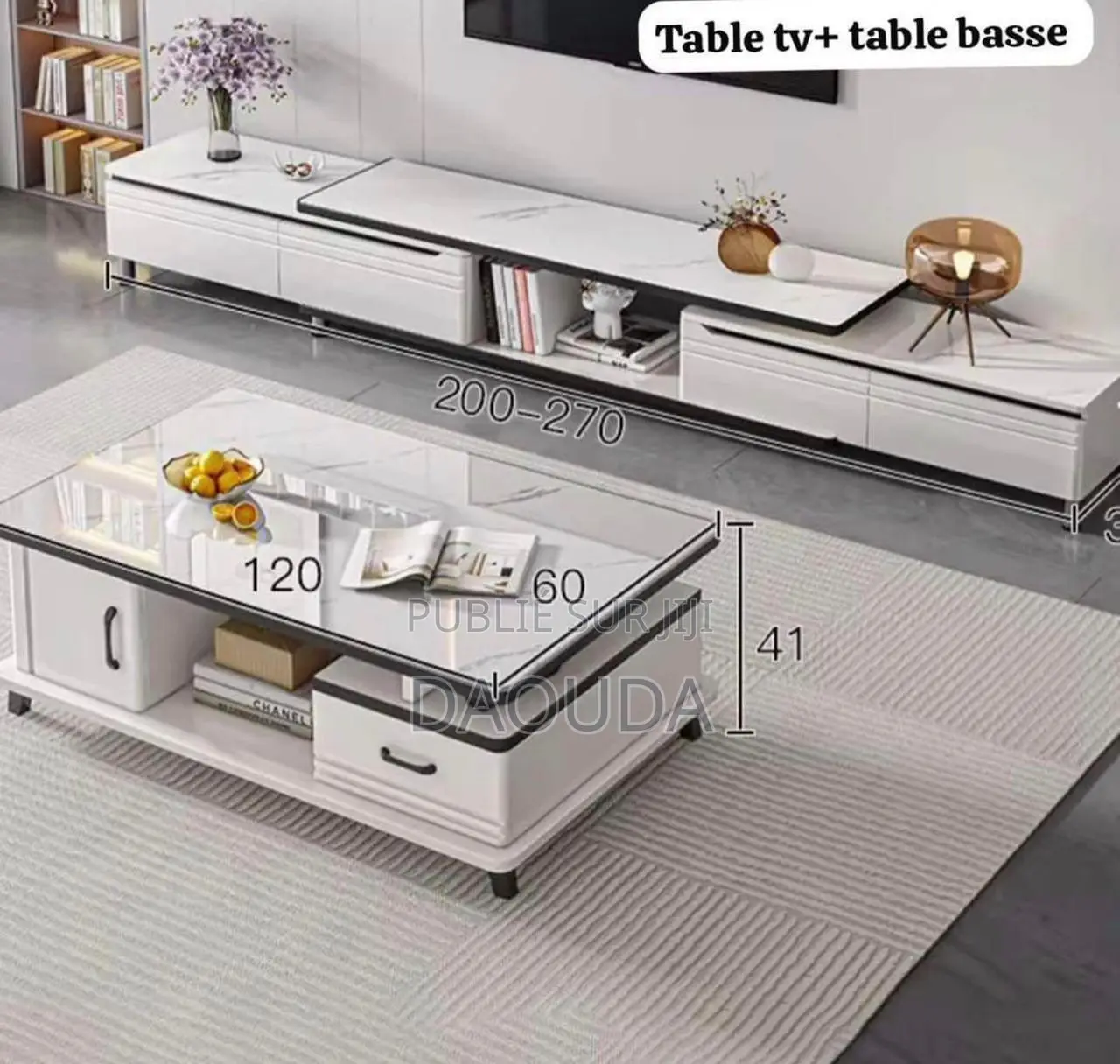 Meuble Tv Ensemble Deux Pièce