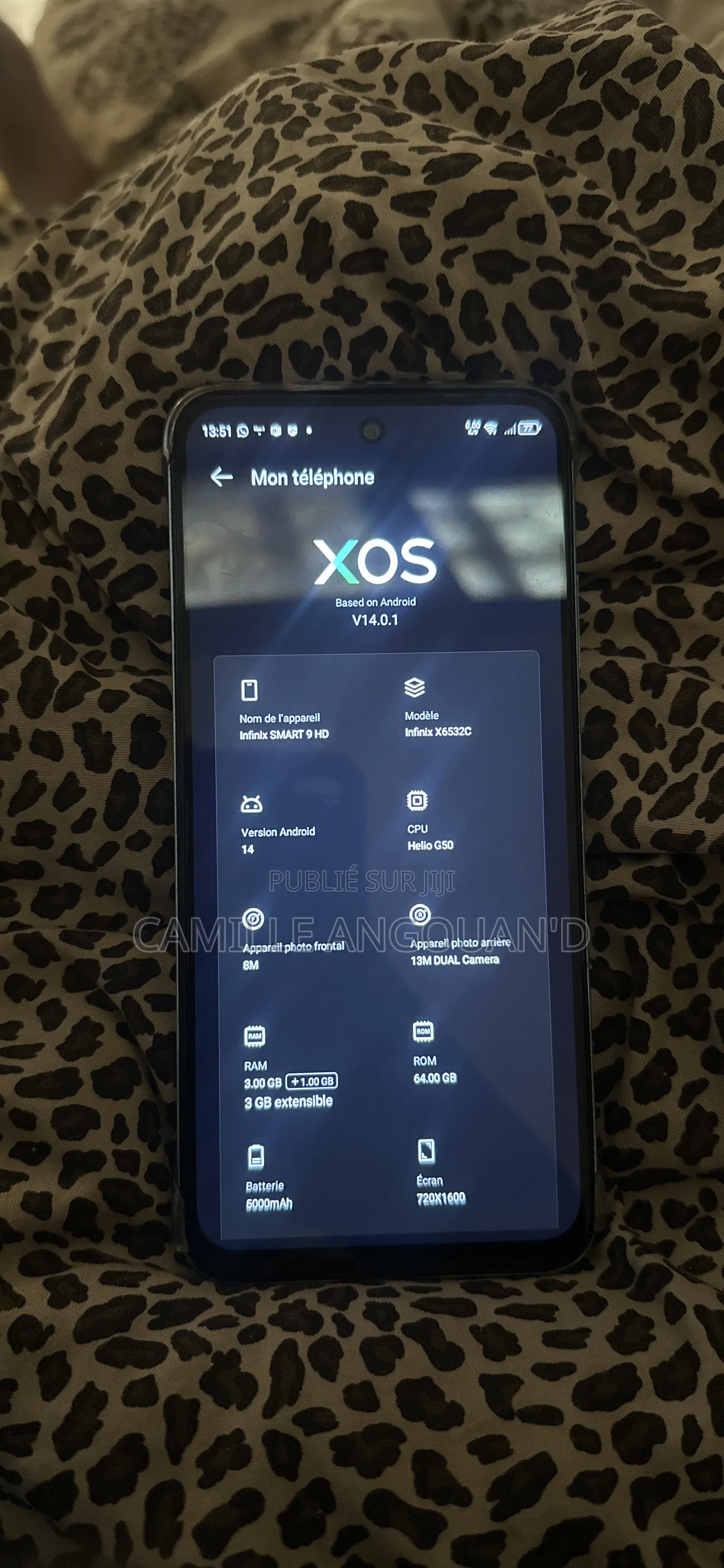Nouveau Infinix Smart 9 64 GB Bleu