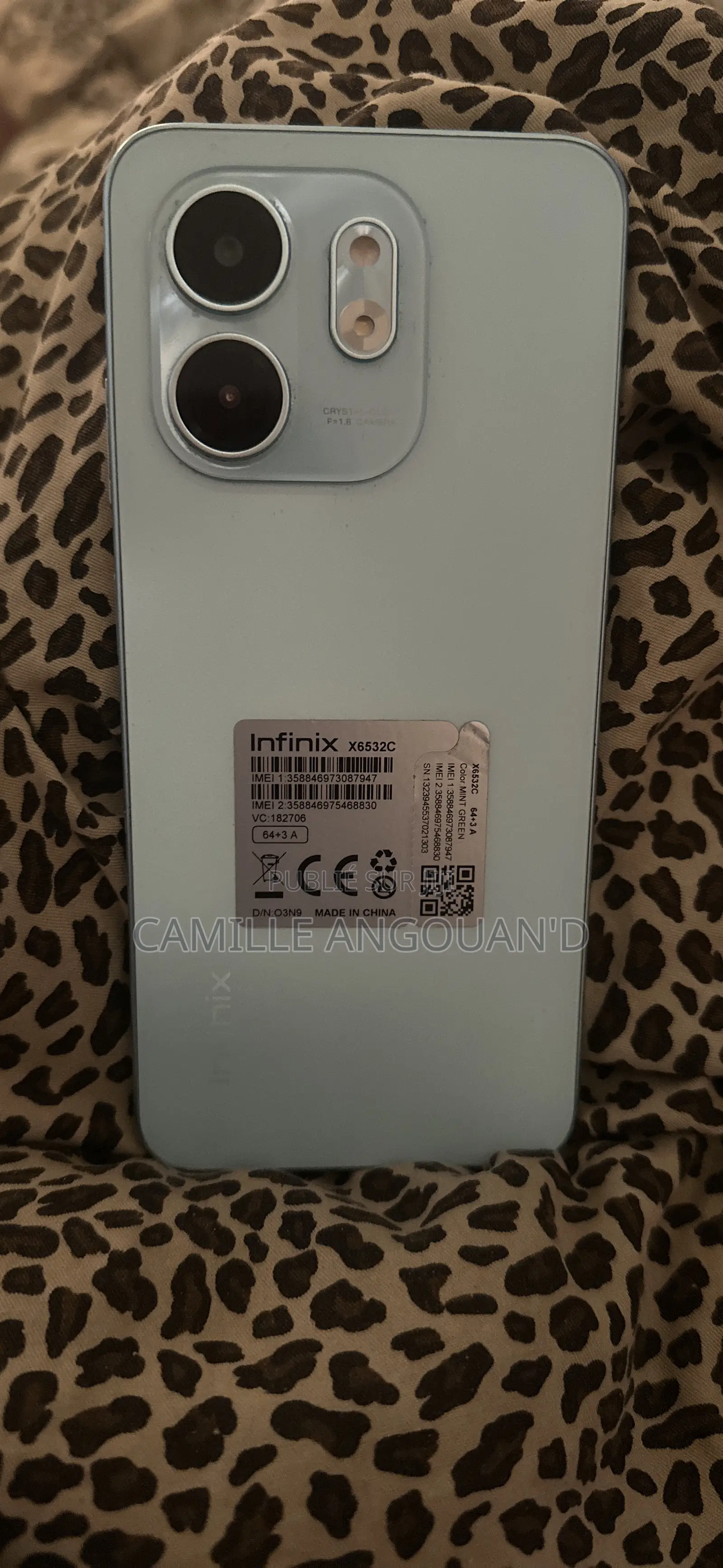 Nouveau Infinix Smart 9 64 GB Bleu