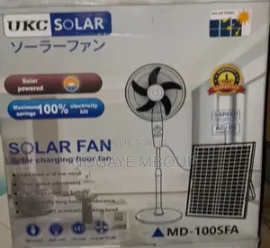 Ventilateur Solaire Rechargeable Sans Télécommande
