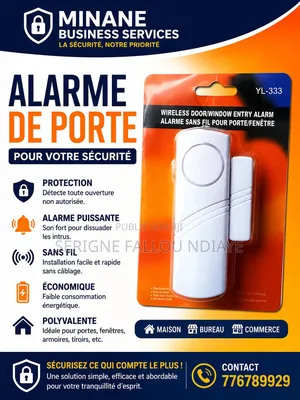 Protégez Votre Maison Et Votre Commerce Avec Notre Alarme De Porte!