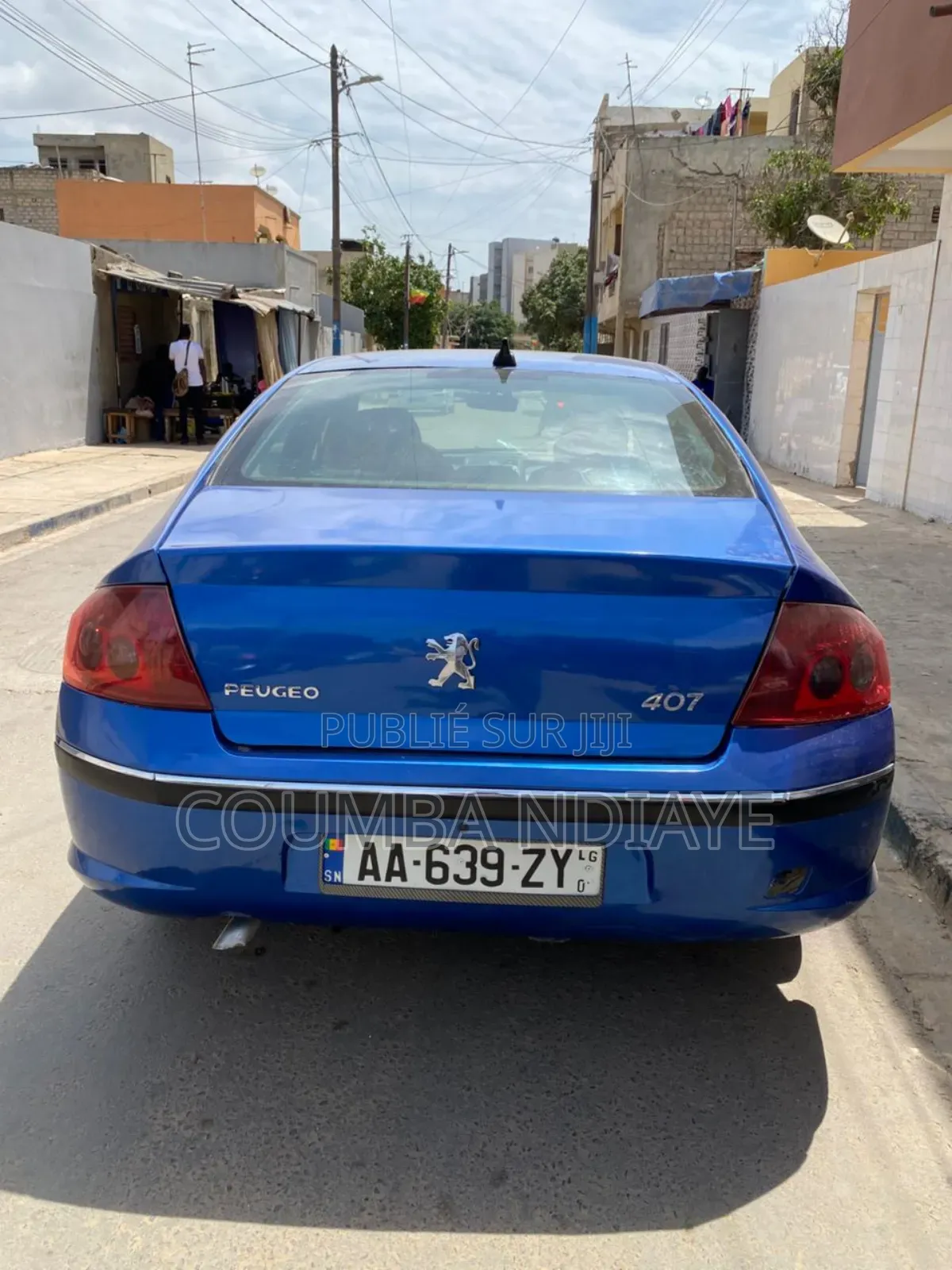 Peugeot 407 2008 Bleu