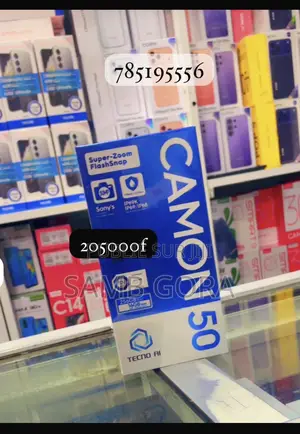 Nouveau Tecno Camon 50 256 GB Noir