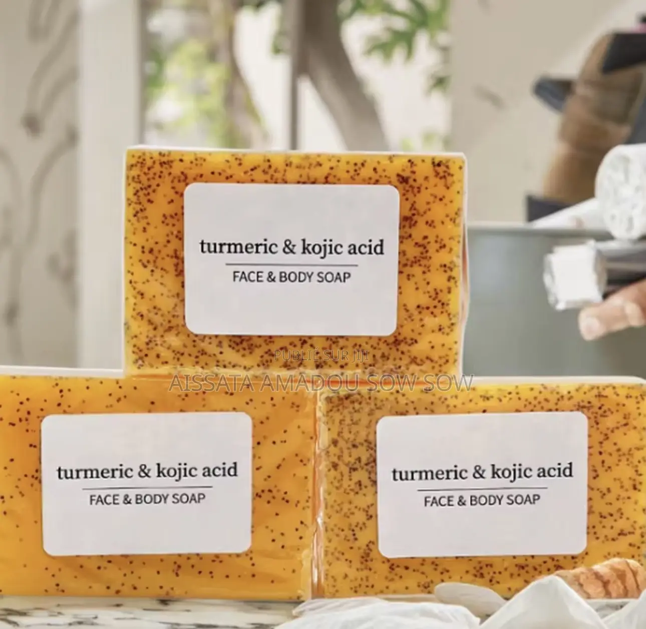 Savon Tumeric Et Acide Kojic