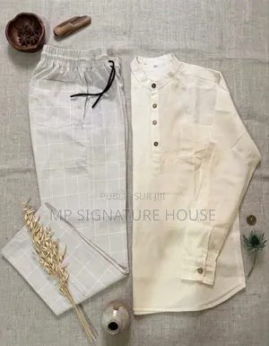 Ensemble Tissu Lin Pour Homme