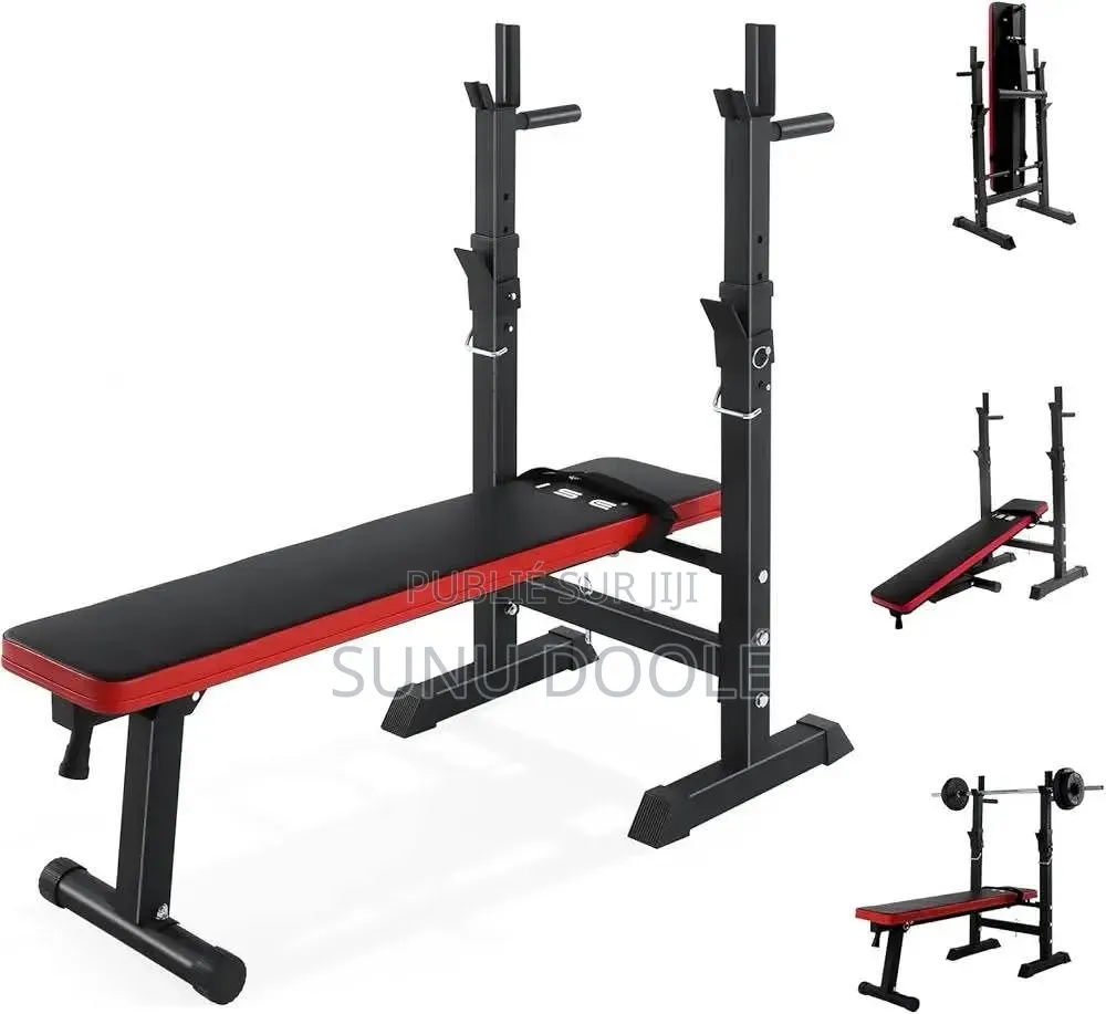 Banc De Musculation Multifonctionnel Avec Support Réglables