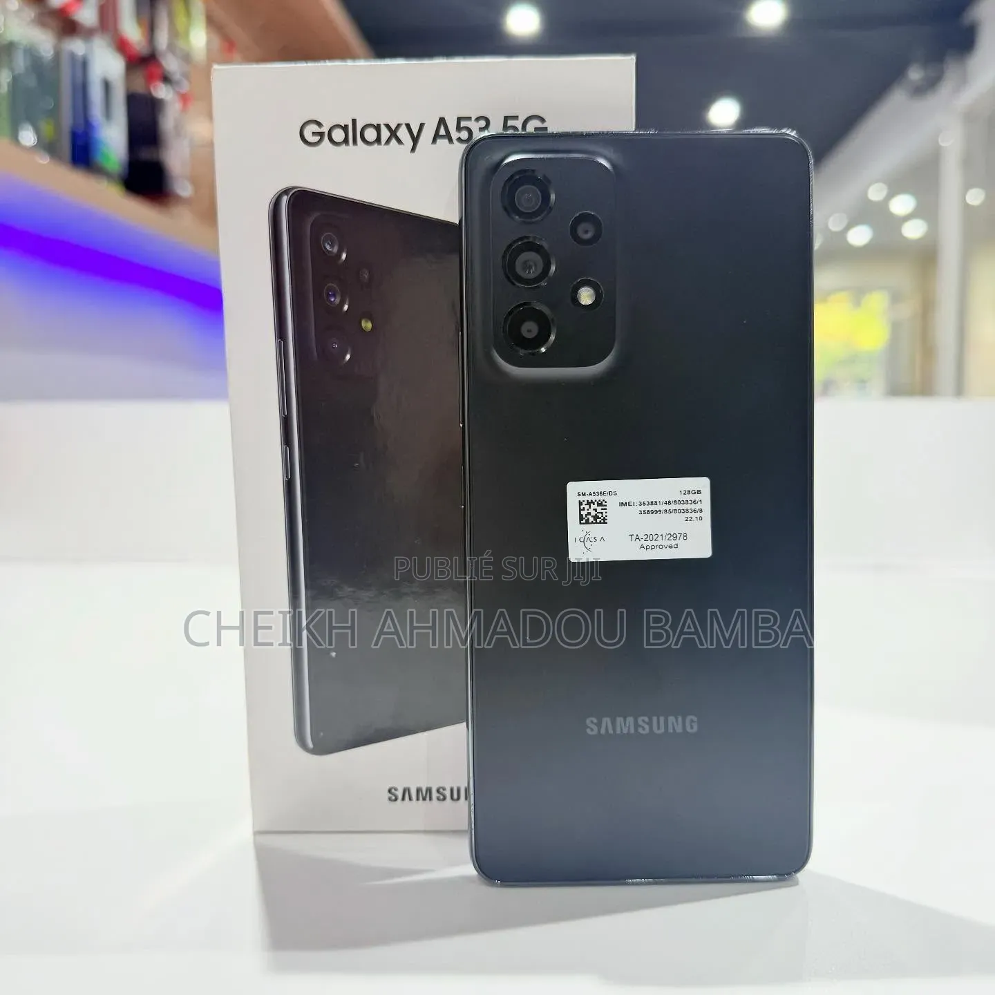 Nouveau Samsung Galaxy A53 5G 128 GB Noir