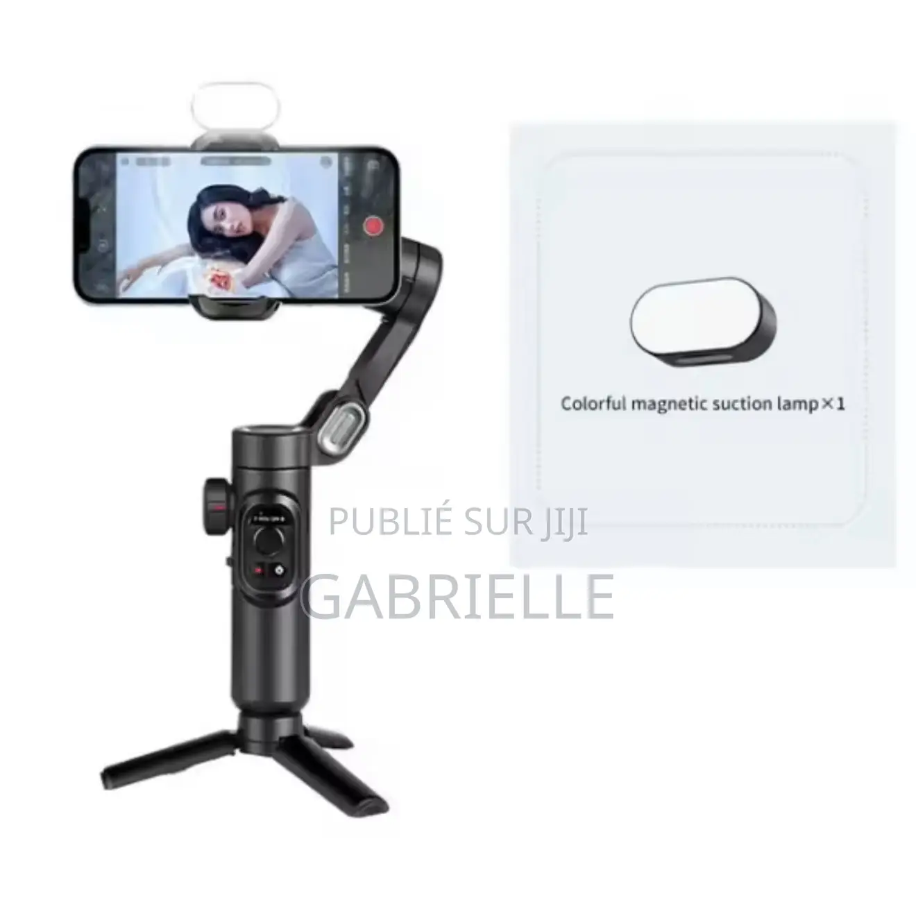 Aochuan 3-Axis Gimbal for Phone Fill Light, Face Tracking and Ai.