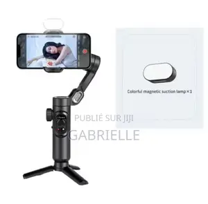Aochuan 3-Axis Gimbal for Phone Fill Light, Face Tracking and Ai.
