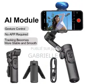 Aochuan 3-Axis Gimbal for Phone Fill Light, Face Tracking and Ai.