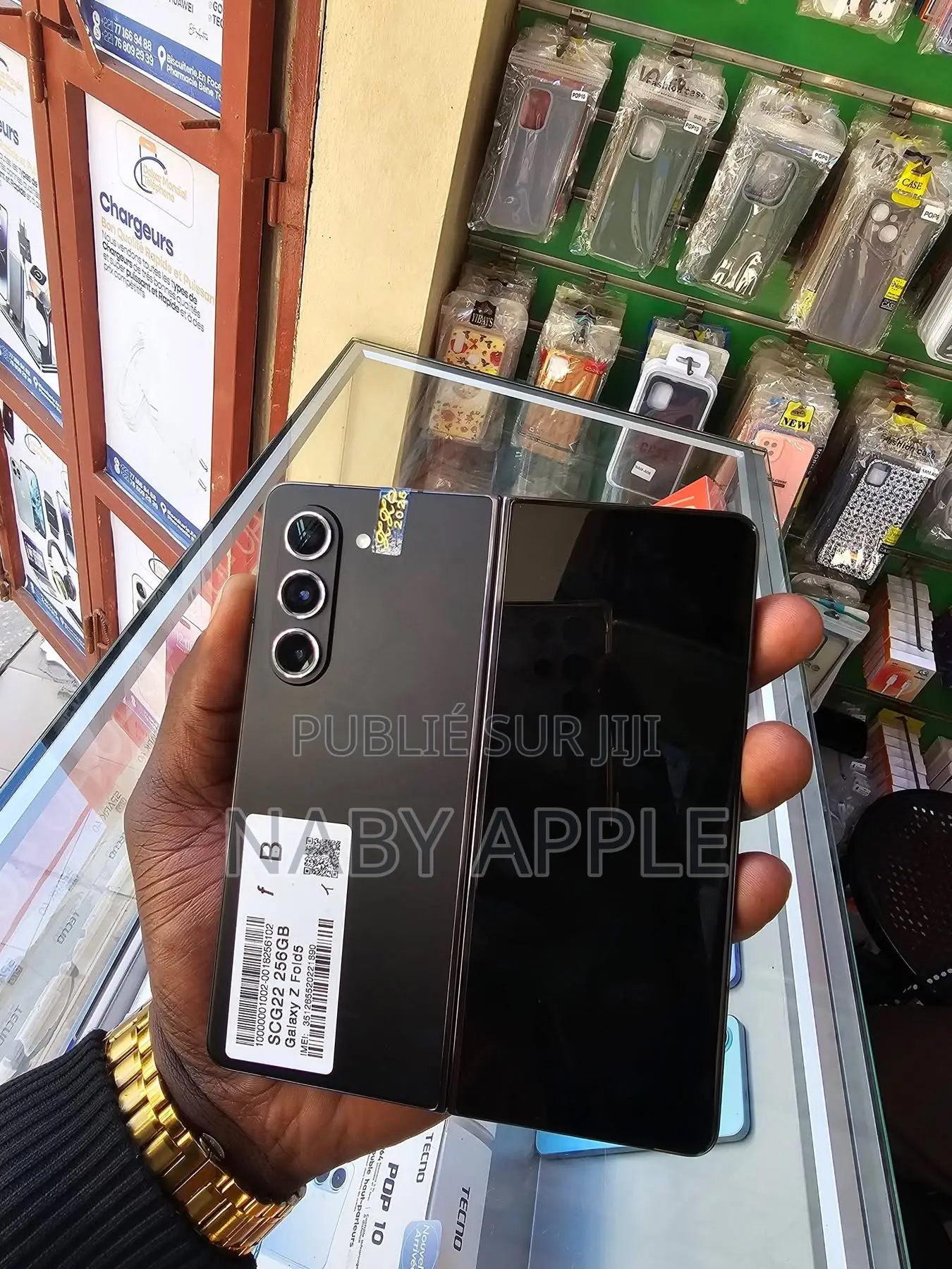 Nouveau Samsung Galaxy Fold 5G 512 GB Noir