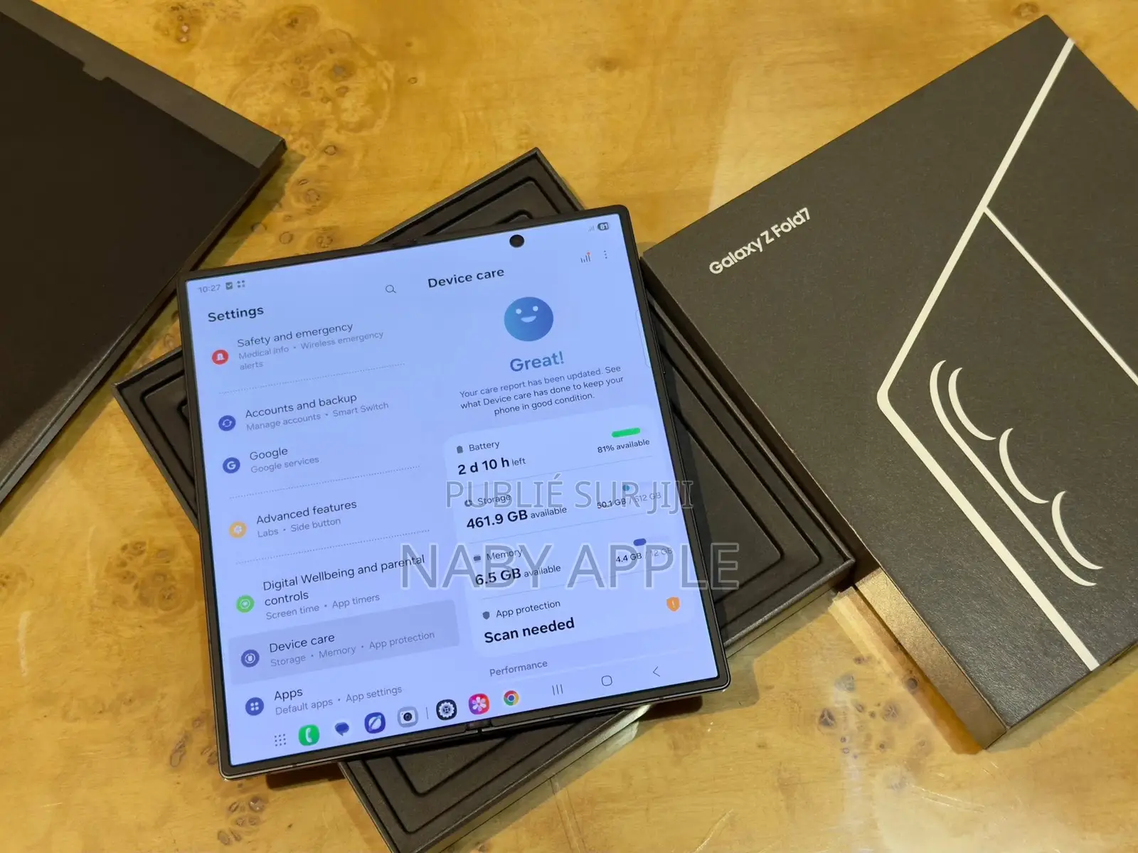 Nouveau Samsung Galaxy Z Fold7 512 GB Gris