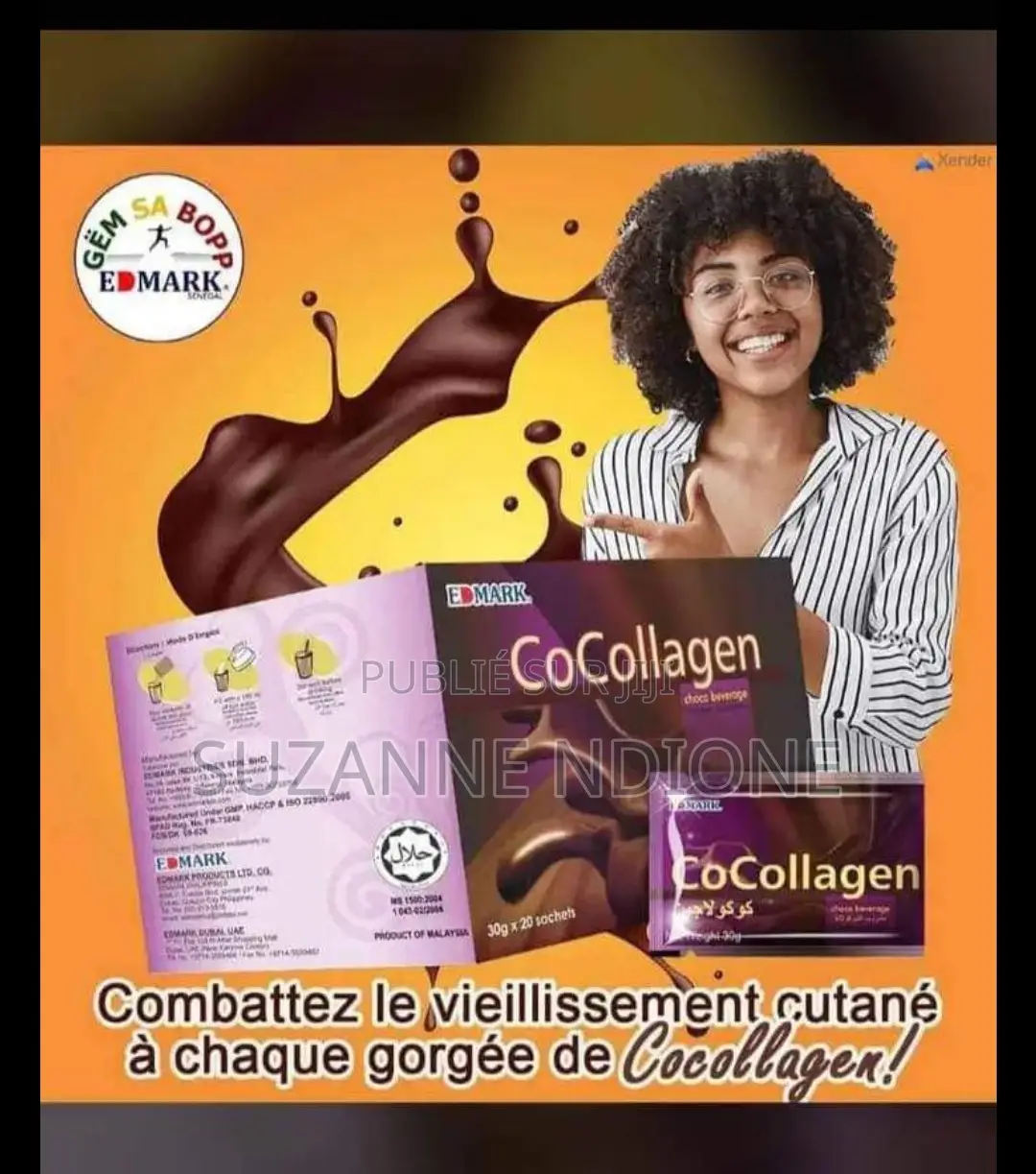 Cocollagen Boisson Instantanée Au Chocolat