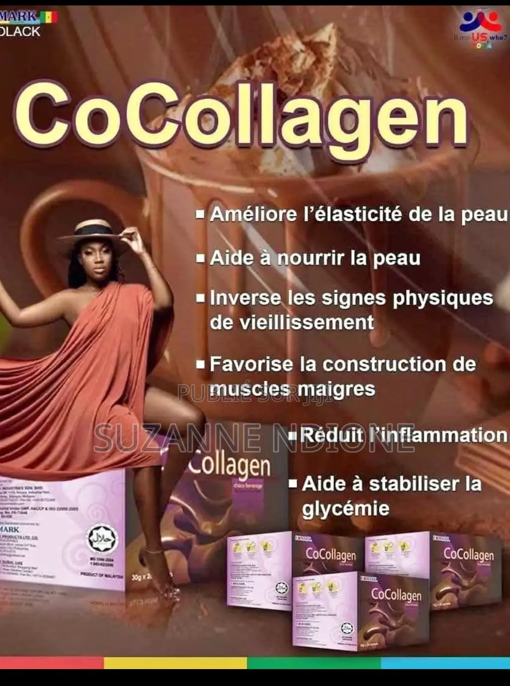 Cocollagen Boisson Instantanée Au Chocolat