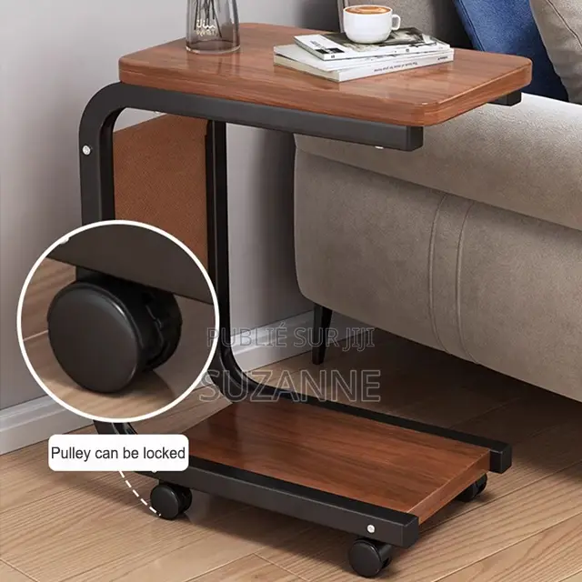Table d'Appoint Mobile Au Design Simple Et Moderne
