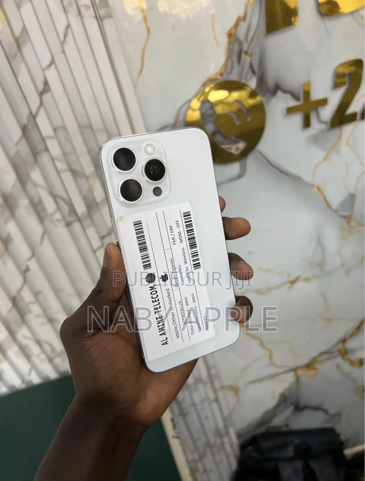 Nouveau Apple iPhone 15 Pro Max 512 GB Blanc