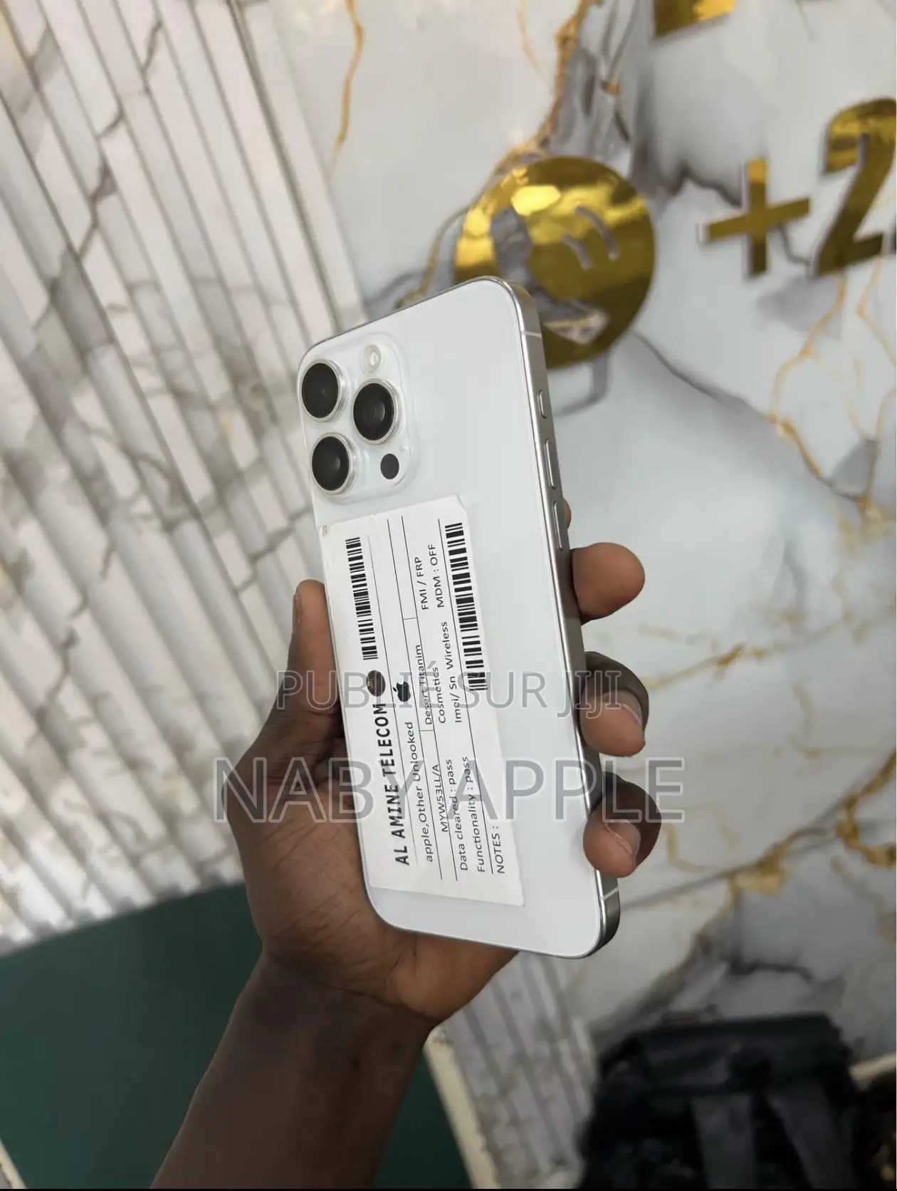 Nouveau Apple iPhone 15 Pro Max 512 GB Blanc