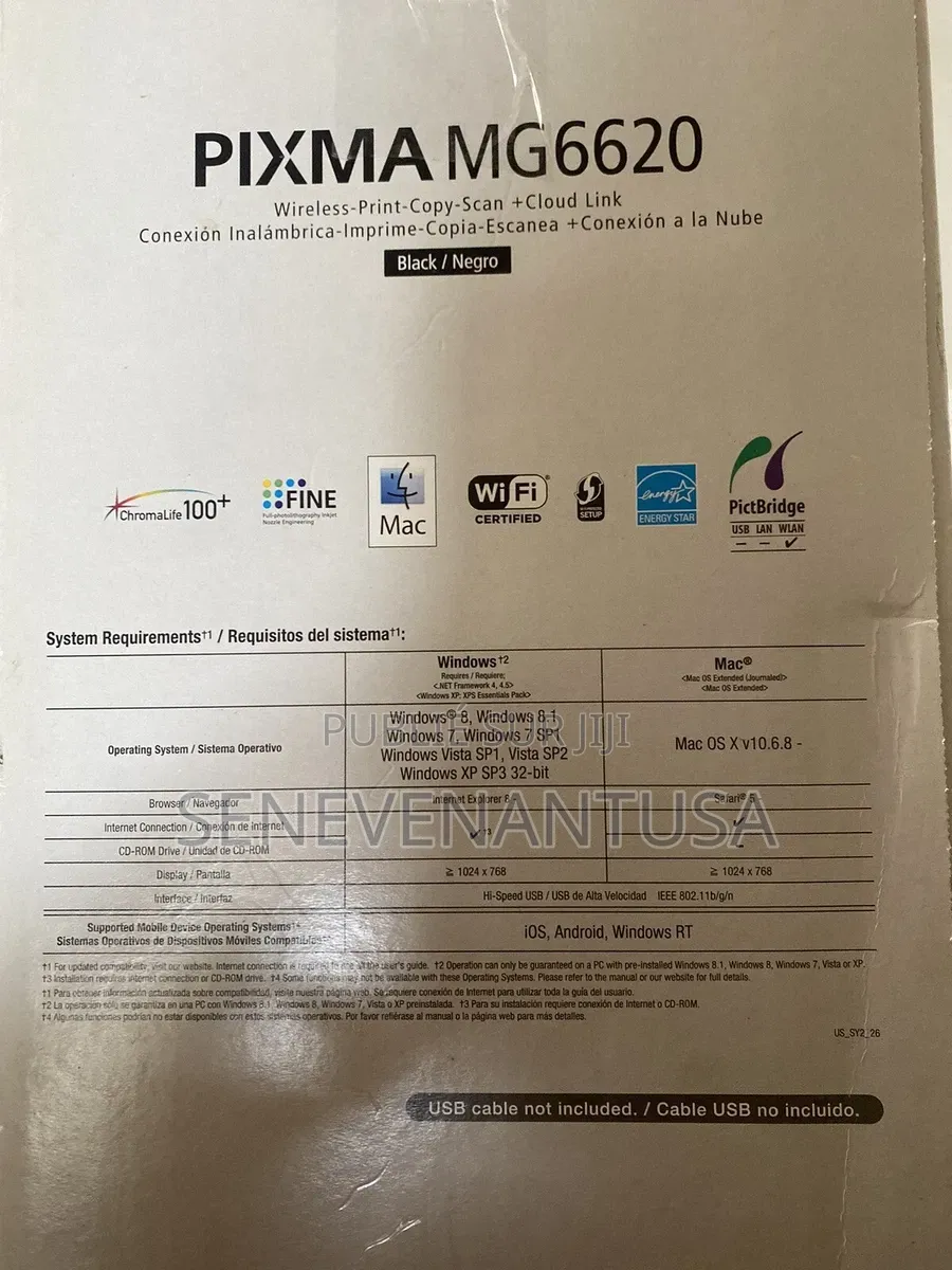 Imprimante Jet d'Encre Multifonction Canon Pixma Mg6620