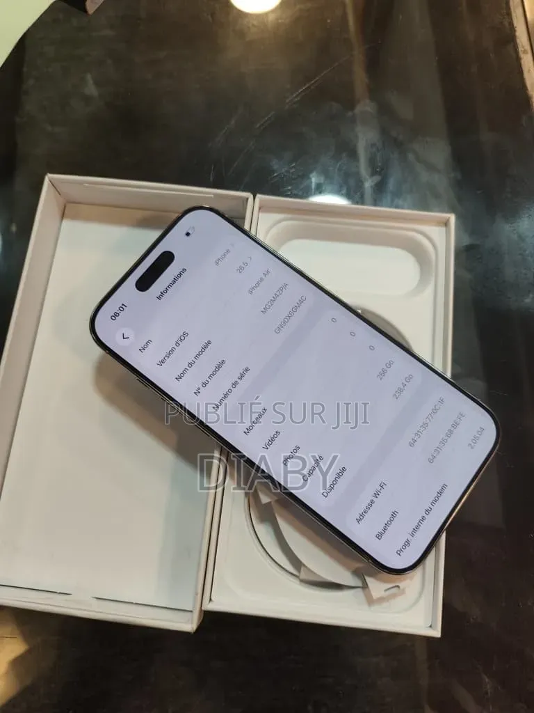 Nouveau Apple iPhone Air 256 GB Blanc