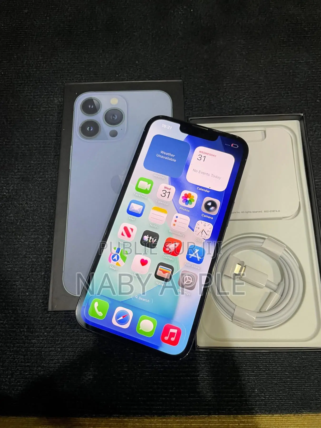 Nouveau Apple iPhone 13 Pro Max 512 GB Bleu