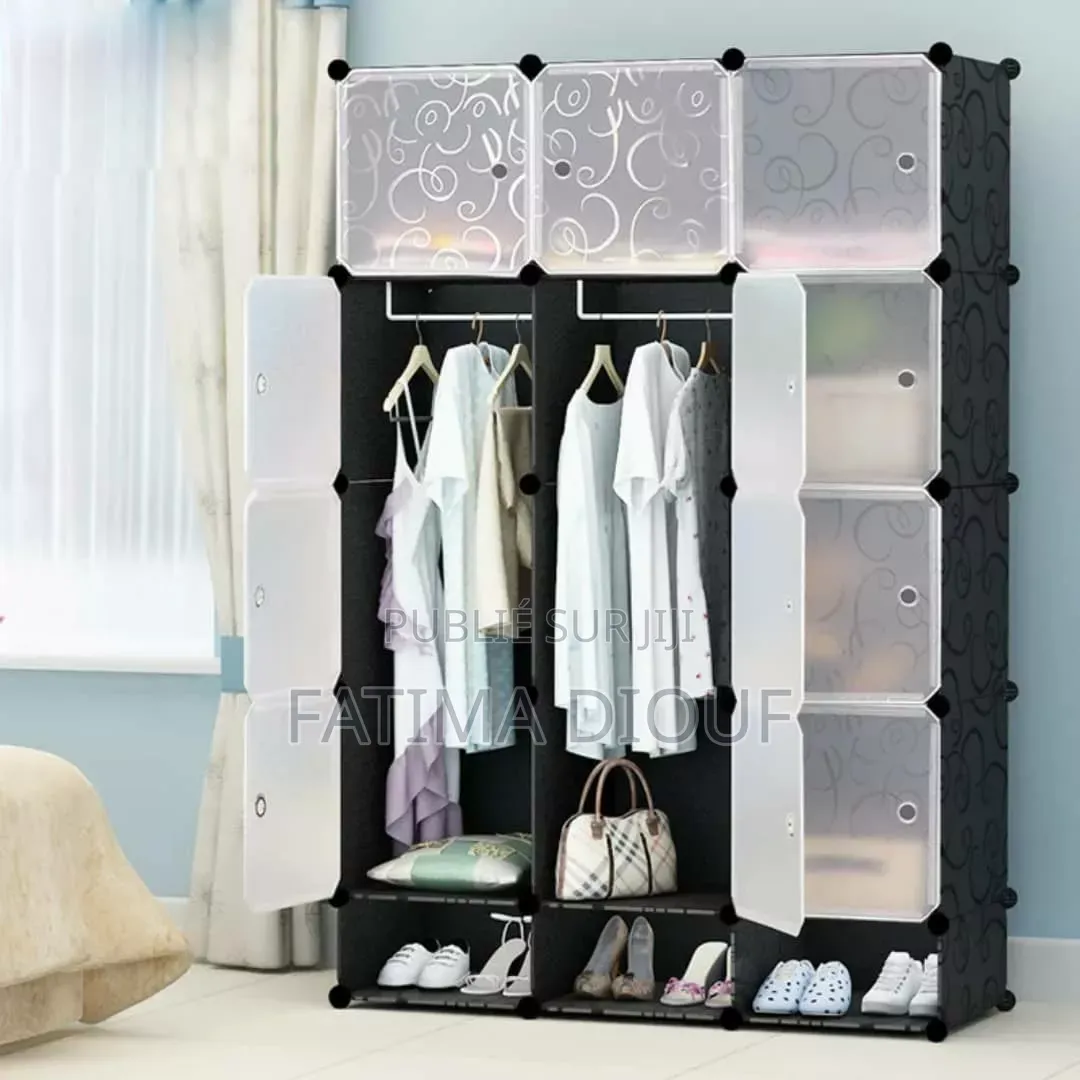 Armoire 3 Battant Avec Rangement De Chaussures