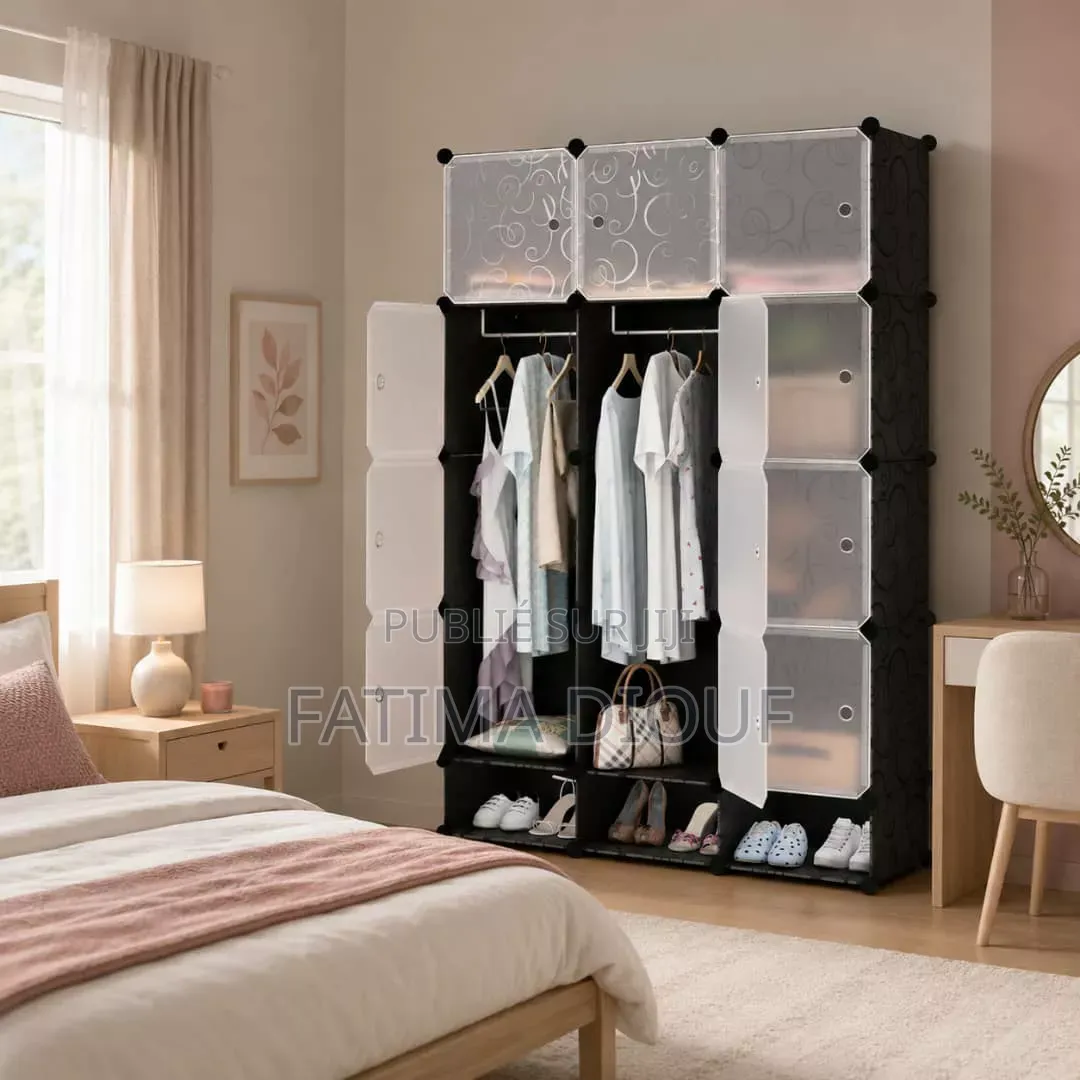 Armoire 3 Battant Avec Rangement De Chaussures