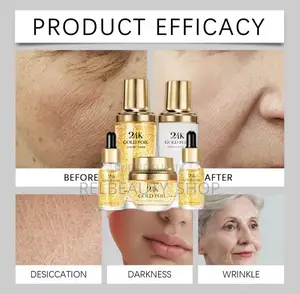 Coffret Pour Soin Luxieux À L’Or, Bave D’Escargot De La Niacinamide